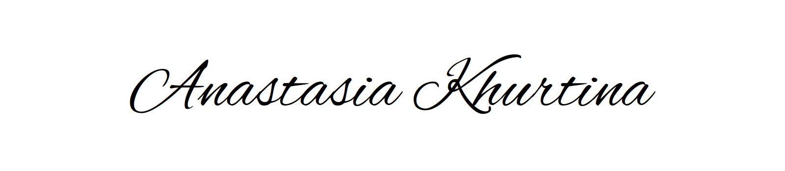 Anastasia Khurtina